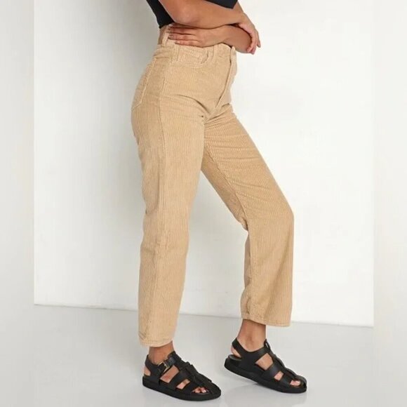 Levi's Ribcage Straight Ankle Cord-Granola- High Waisted Neutral Cords- Size 29 - Picture 4 of 16